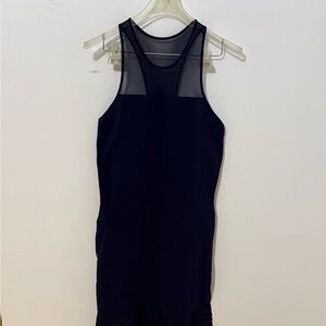 Ralph Lauren Black Mesh Detail Dress